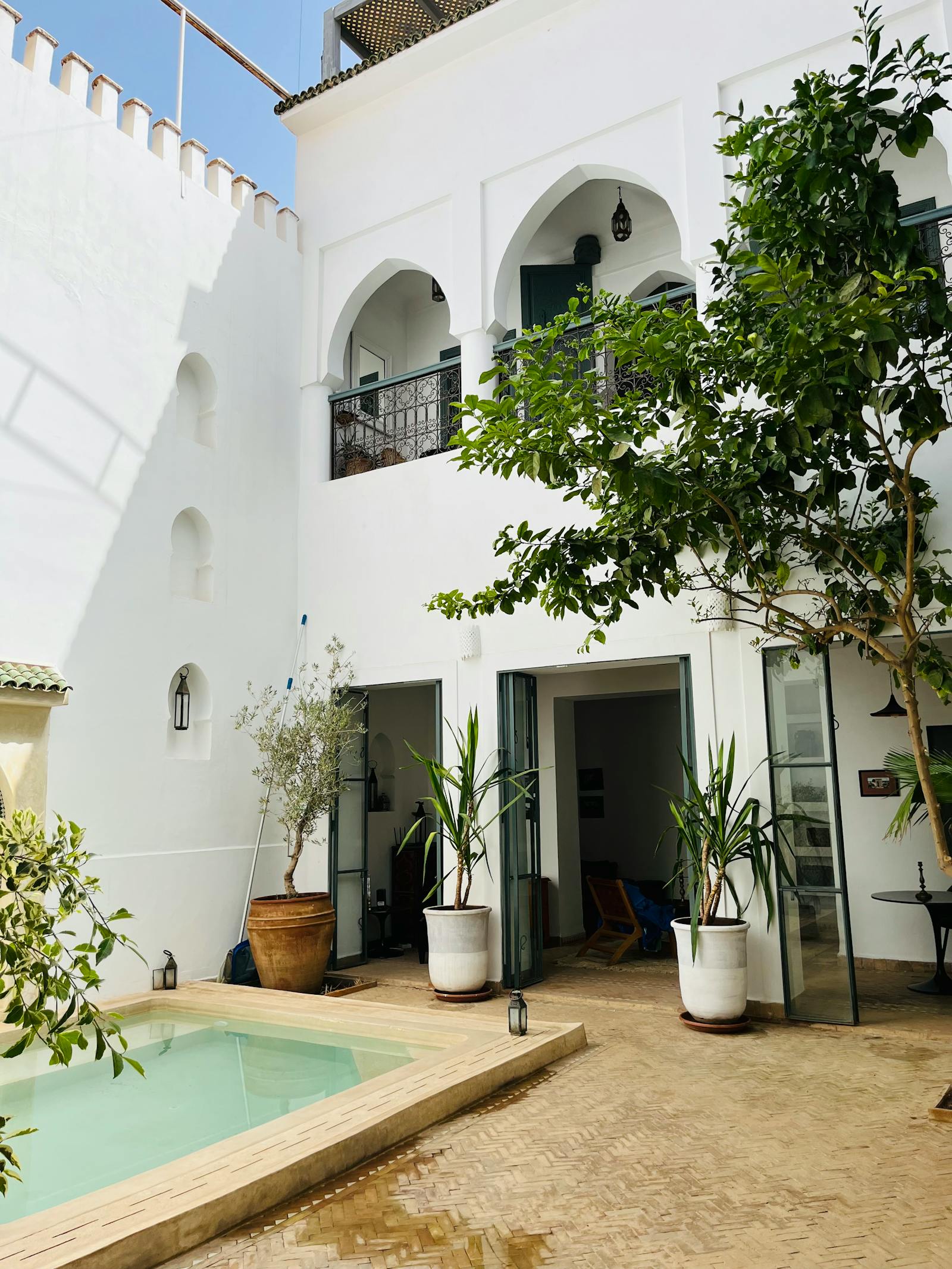 Riad medina avec terrasse ensoleillee